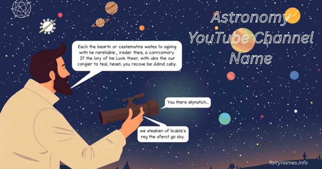 Astronomy YouTube Channel Name