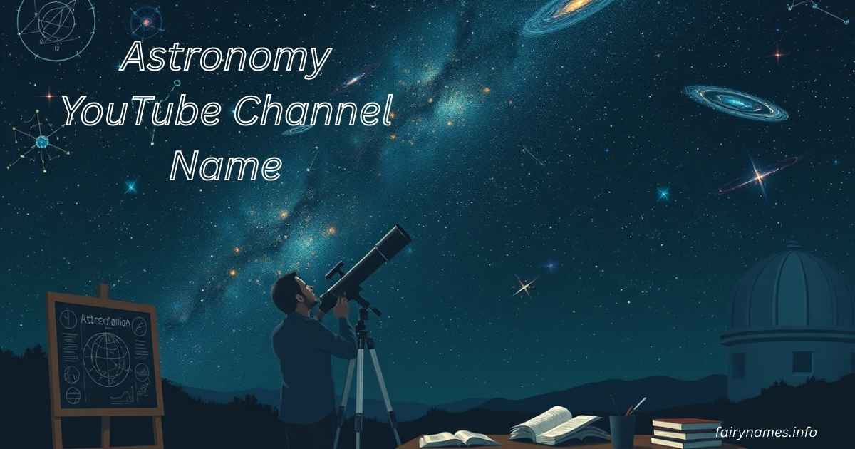 Astronomy YouTube Channel Name