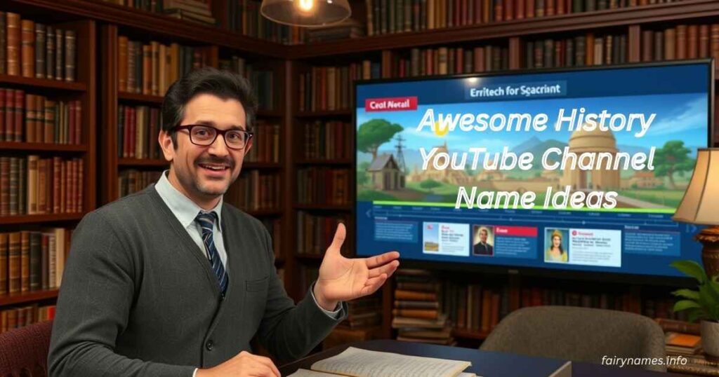 Awesome History YouTube Channel Name Ideas
