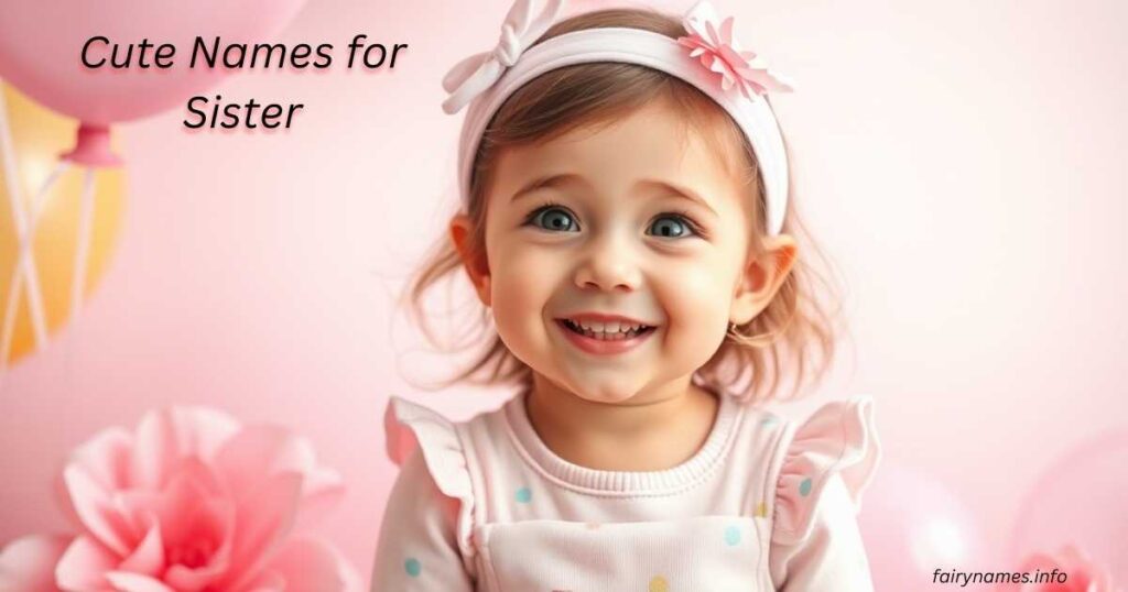 Cute Names for Sister