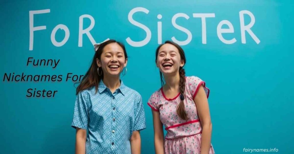 Funny Nicknames For Sister