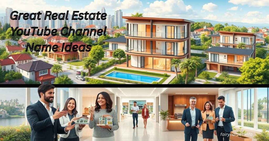 Great Real Estate YouTube Channel Name Ideas