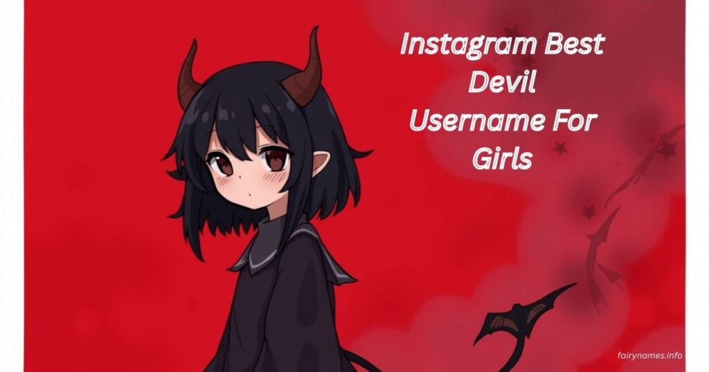 Instagram Best Devil Username For Girls