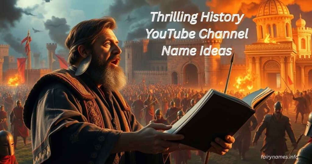 Thrilling History YouTube Channel Name Ideas