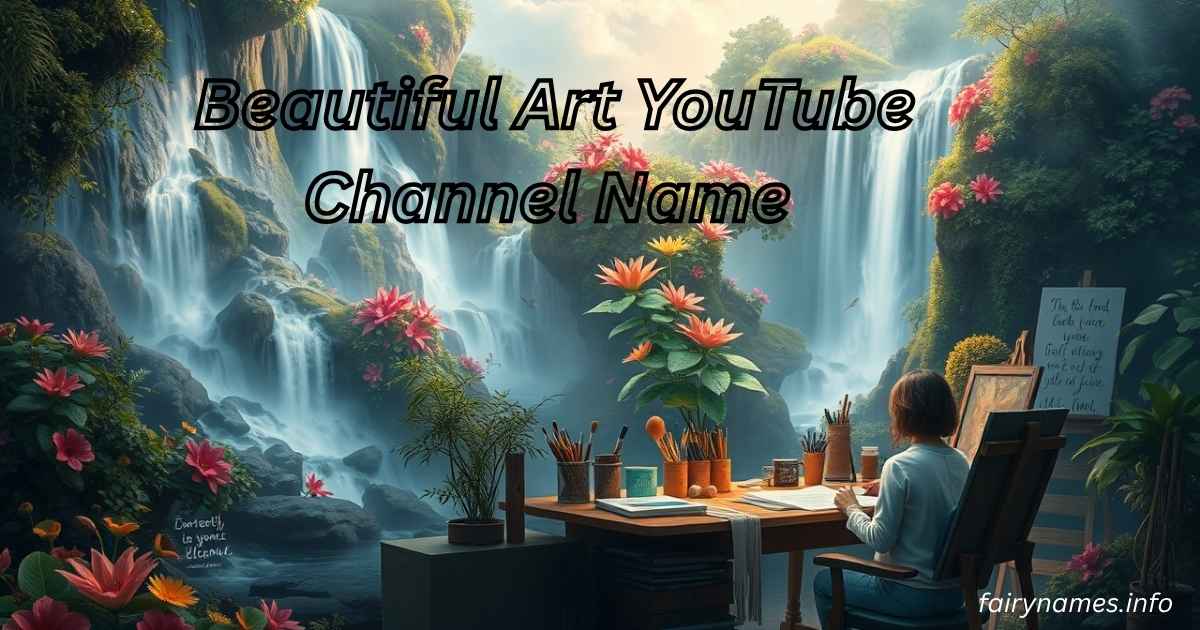 Beautiful Art YouTube Channel Name 