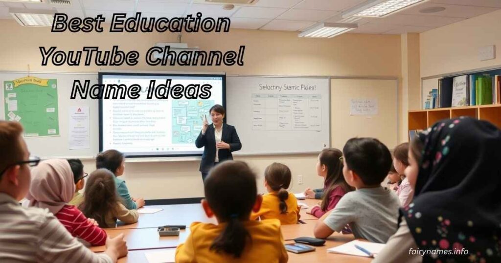 Best Education YouTube Channel Name Ideas