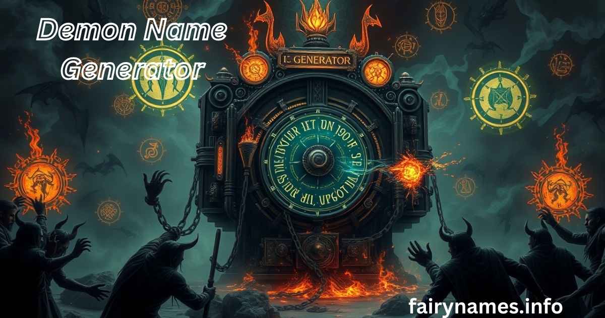Demon Name Generator