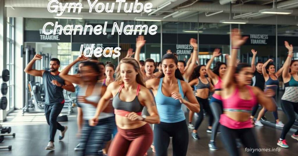 Gym YouTube Channel Name Ideas