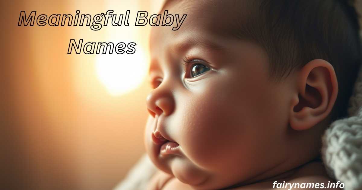 Meaningful Baby Names