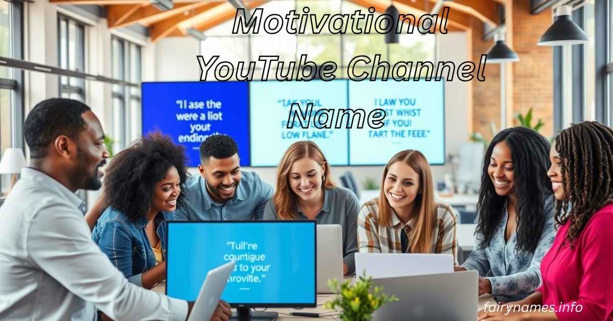 Motivational YouTube Channel Name