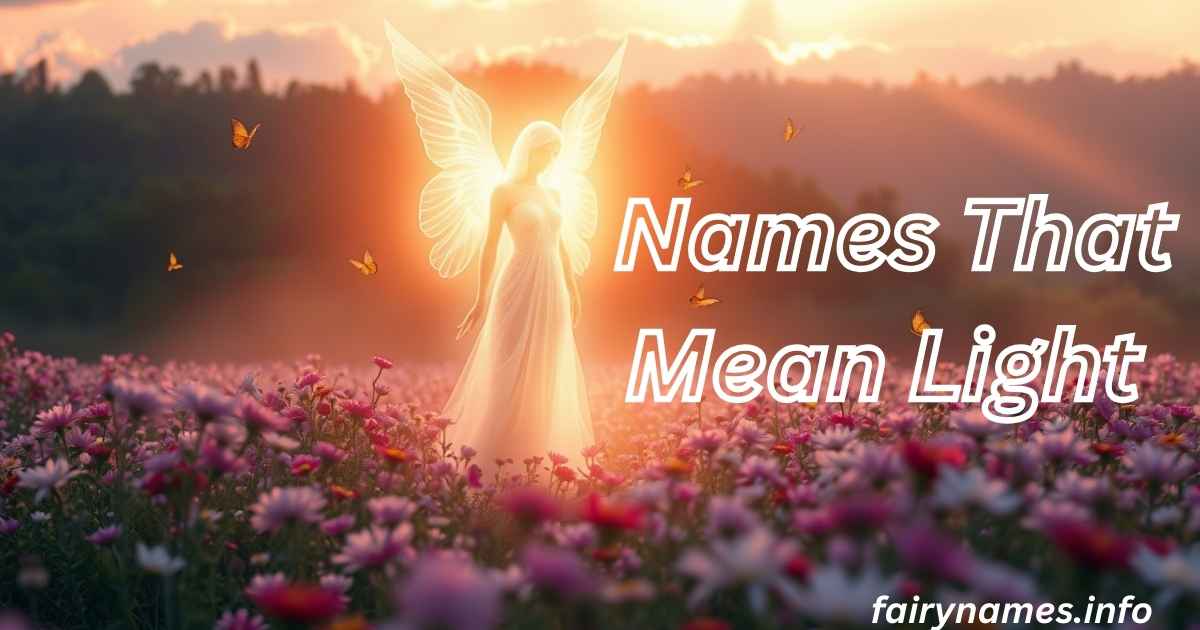 Names That Mean Light
