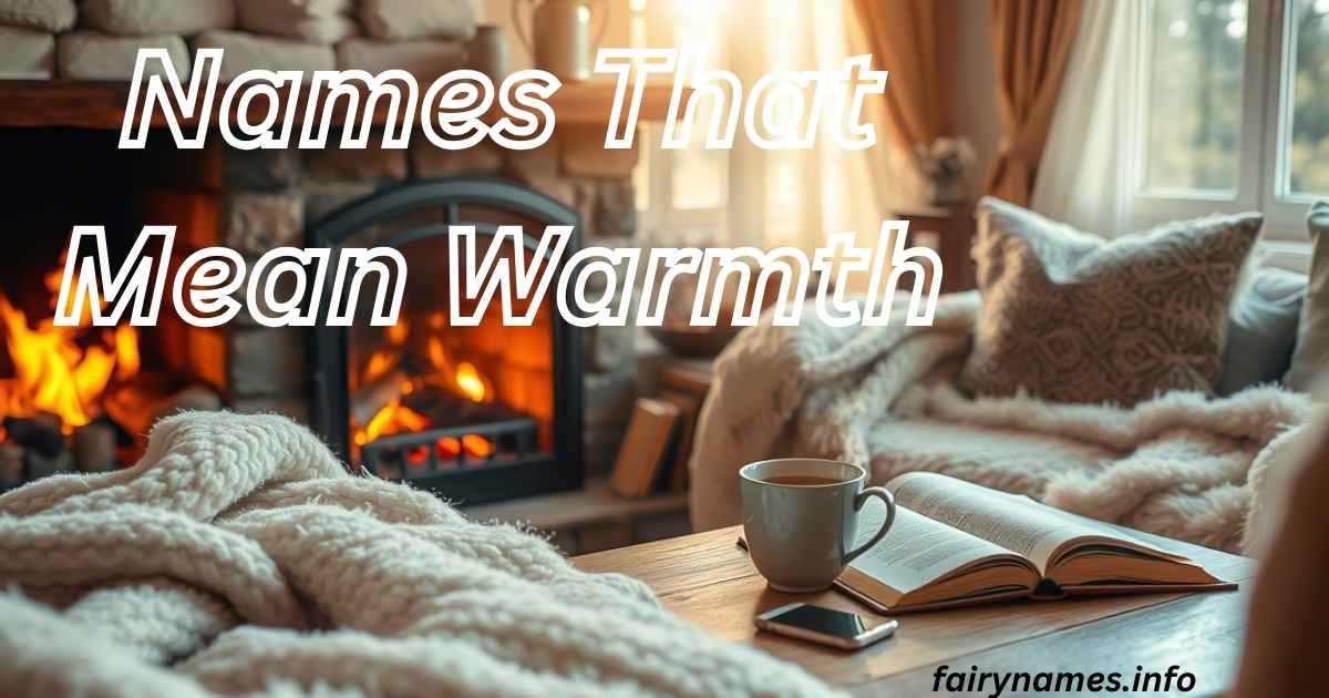 Names That Mean Warmth