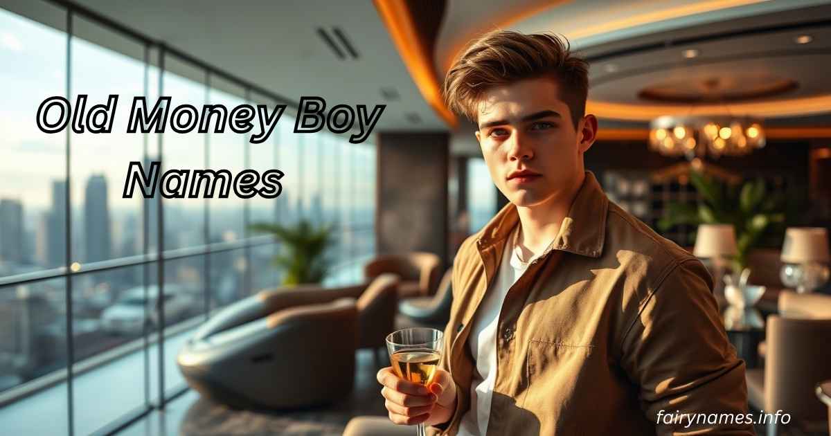 Old Money Boy Names