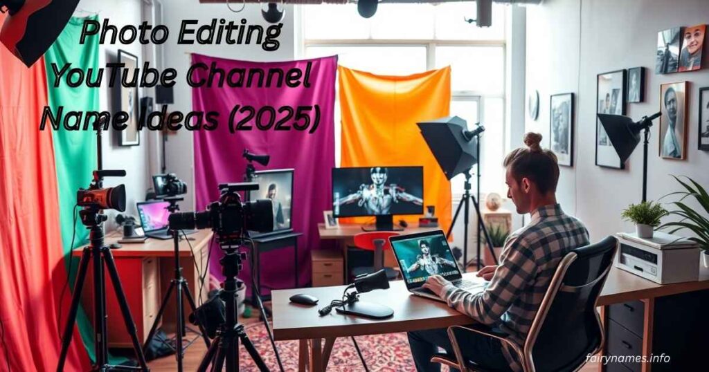 Photo Editing YouTube Channel Name Ideas (2025)