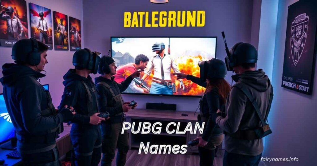 PUBG CLAN Names
