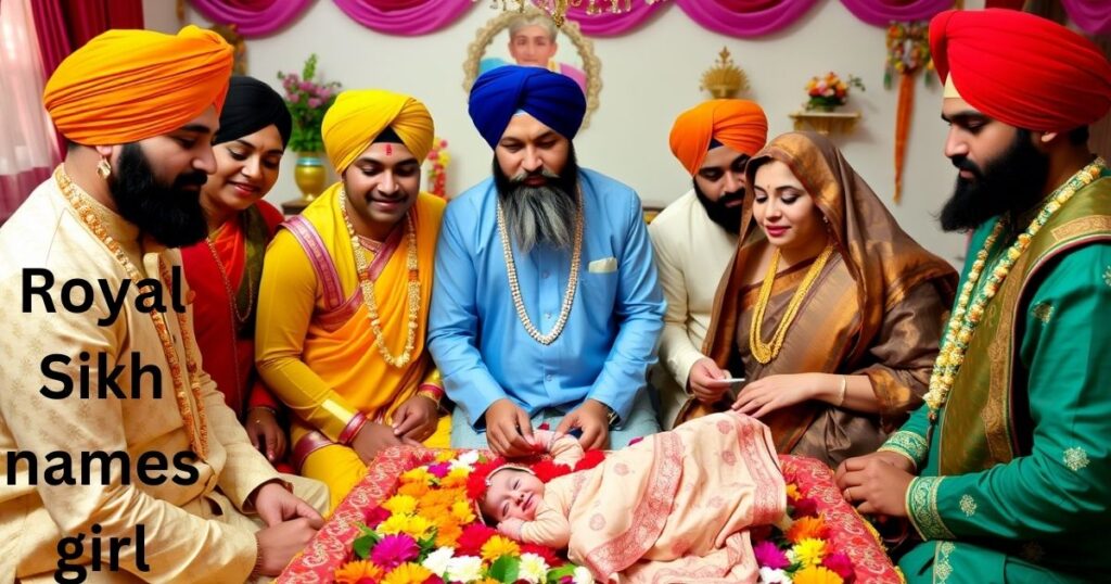 Royal Sikh names girl