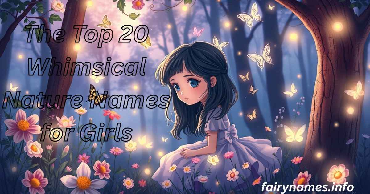 The Top 20 Whimsical Nature Names for Girls