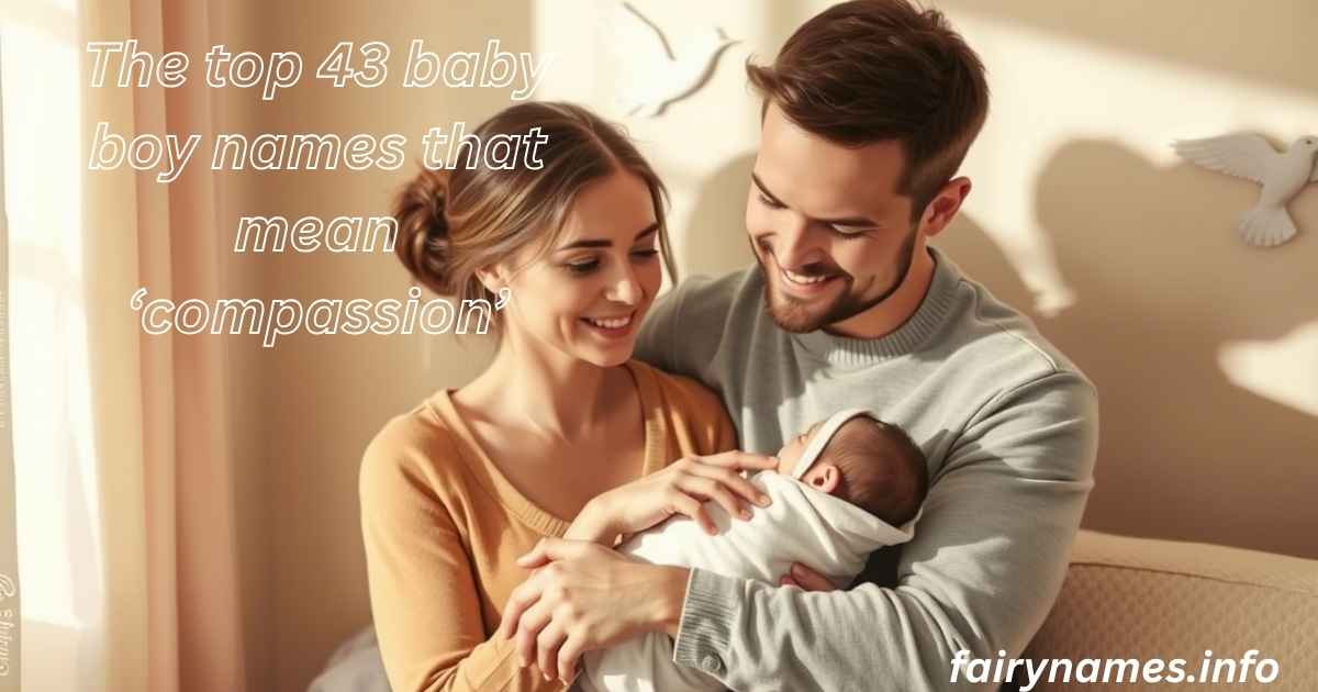 The top 43 baby boy names that mean ‘compassion’