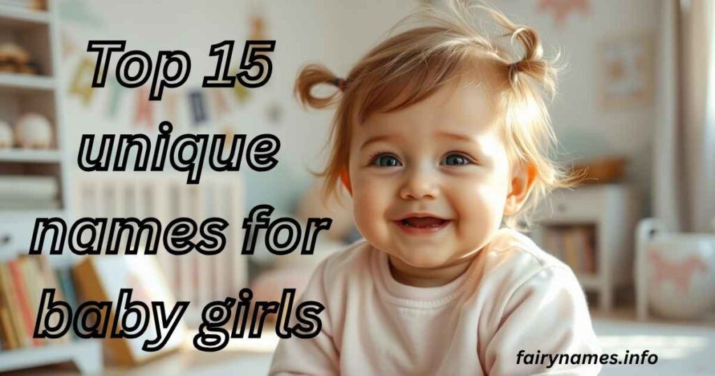 Top 15 unique names for baby girls