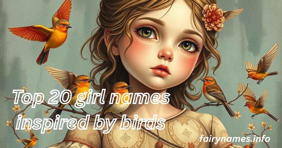 Top 20 girl names inspired by birds