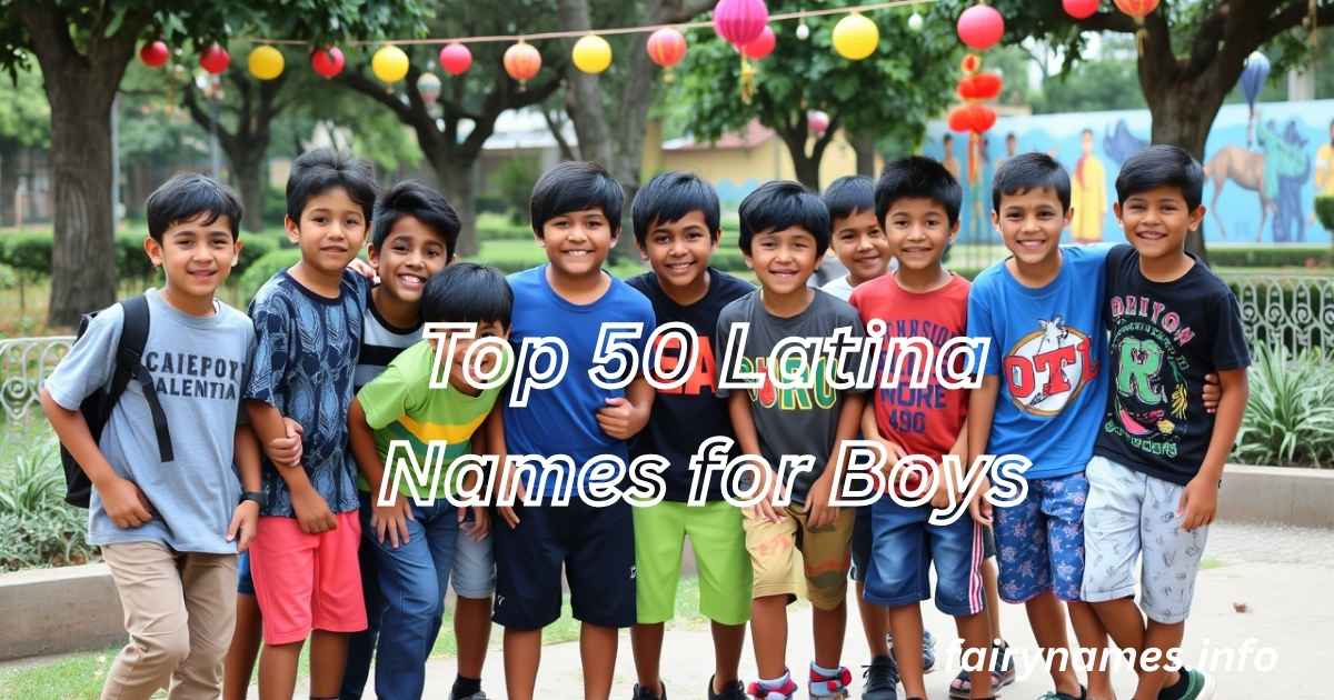 Top 50 Latina Names for Boys
