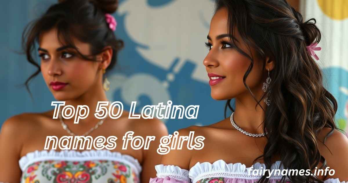 Top 50 Latina names for girls