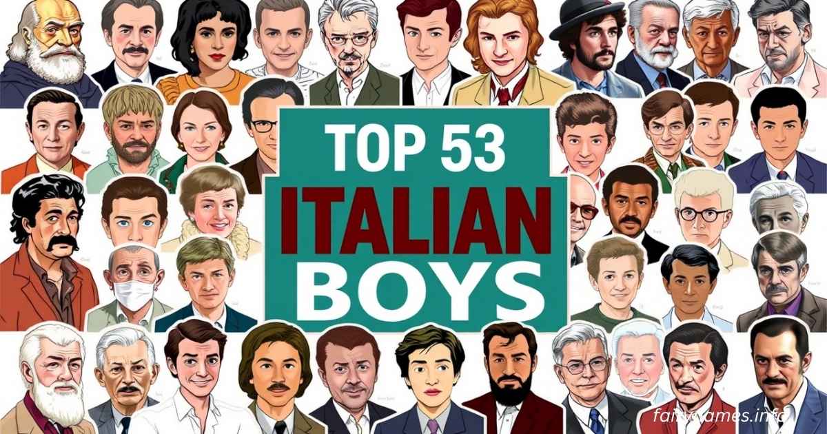 Top 53 Italian Boy Names