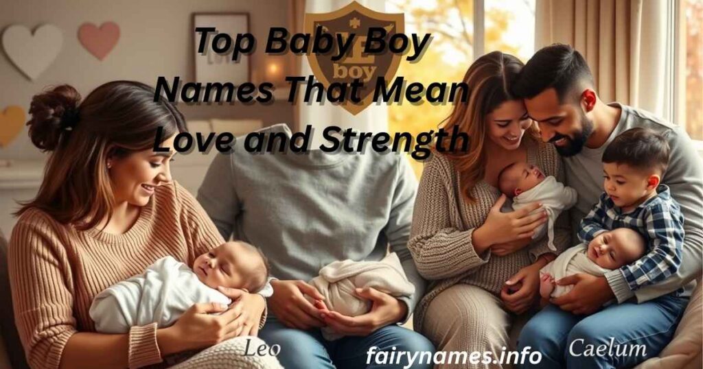 Top Baby Boy Names That Mean Love and Strength