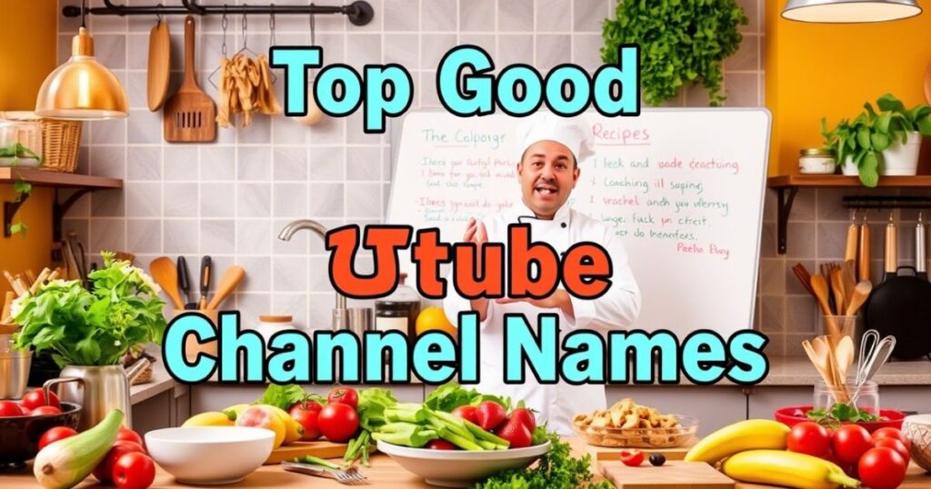 Top Good Cooking YouTube Channel Names