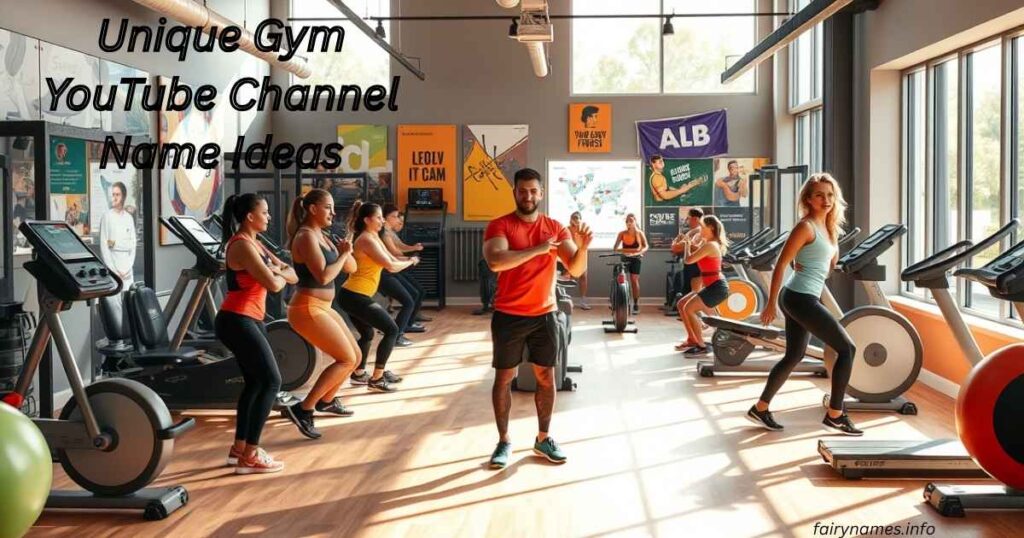 Unique Gym YouTube Channel Name Ideas