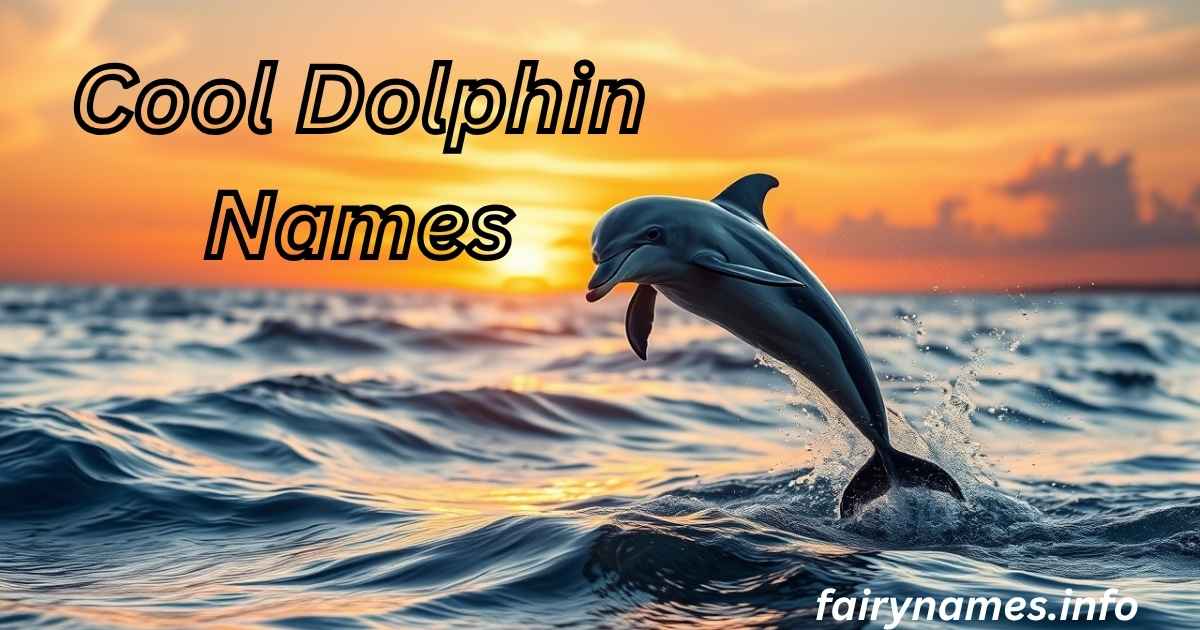 Cool Dolphin Names