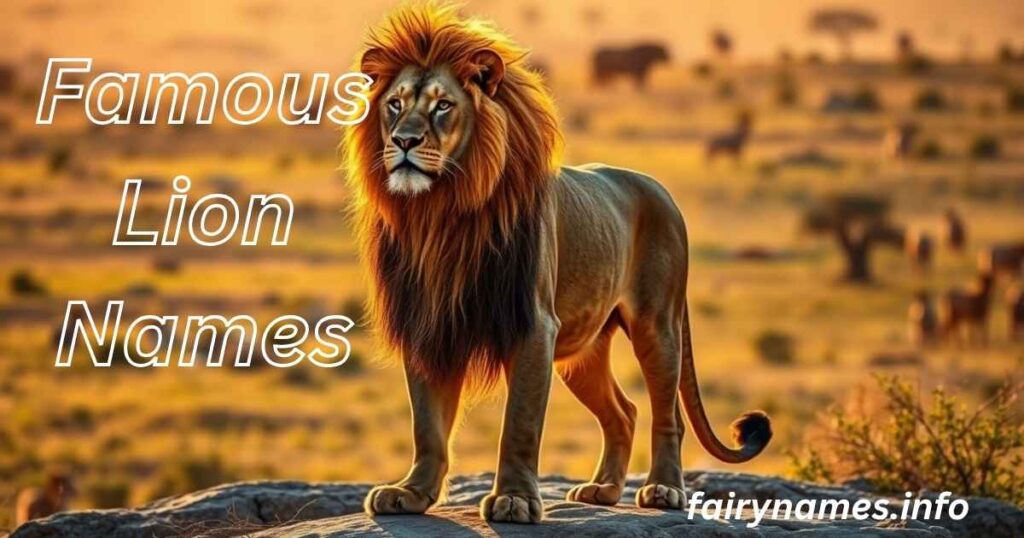 Famous Lion Names