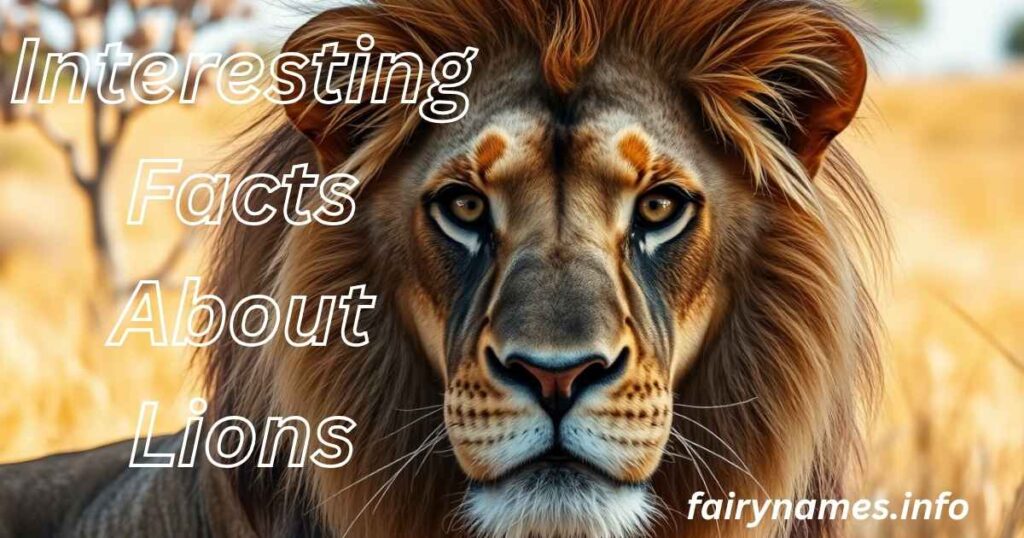 Interesting Facts About Lions