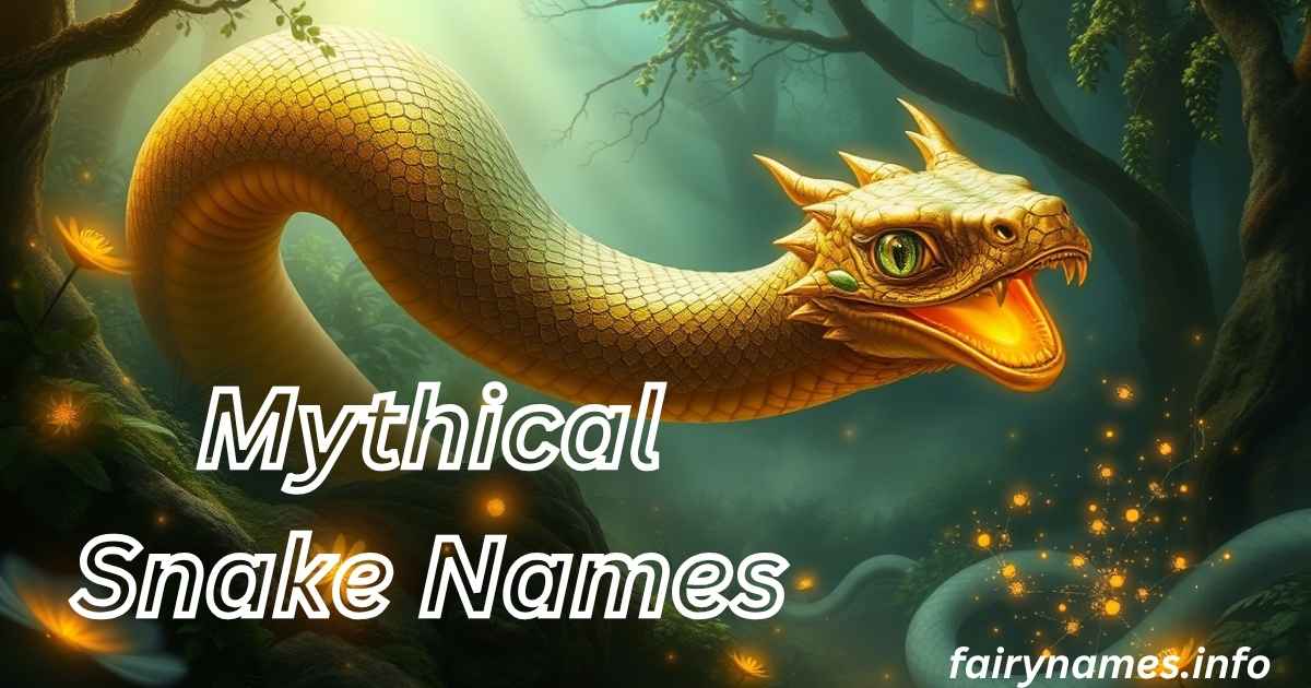 Mythical Snake Names