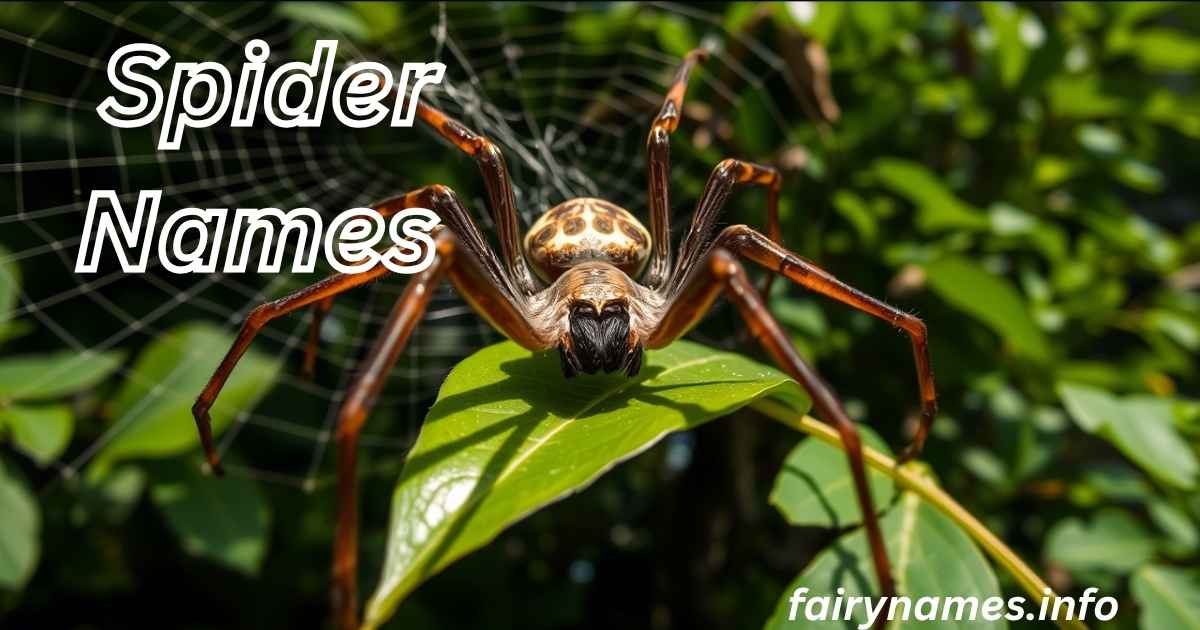 Spider Names