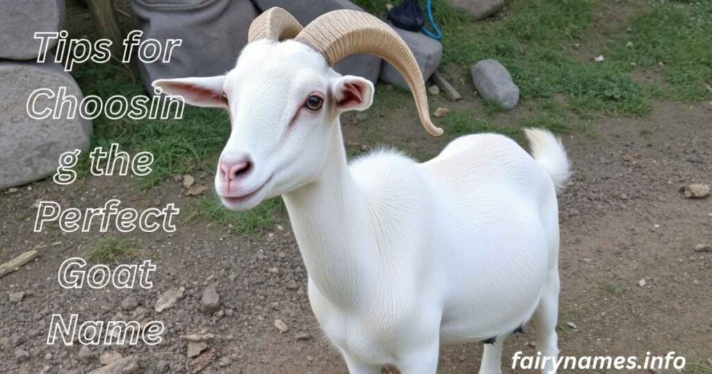 Tips for Choosing the Perfect Goat Name