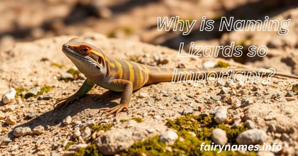 Why is Naming Lizards so Important?