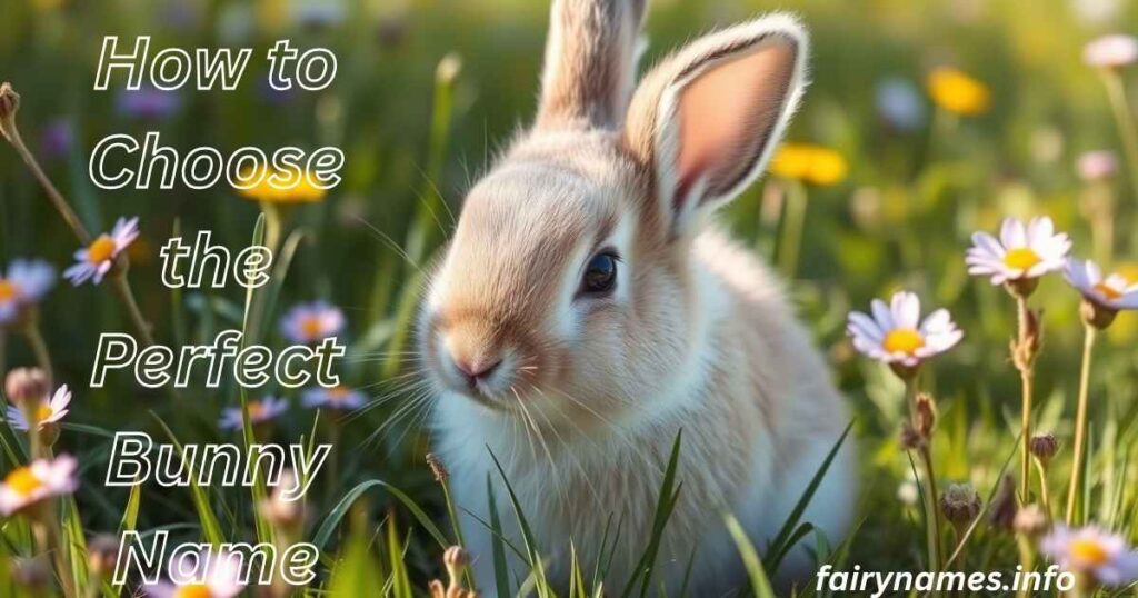 How to Choose the Perfect Bunny Name